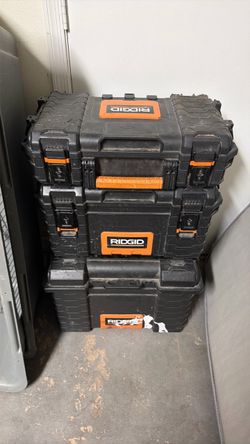 Tool boxes with tools