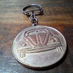 Vintage Vw Bug Antique Volkswagen Beetle Baja Buggy Keychain Keyring Key Chain Bus Porsche Ghia 
