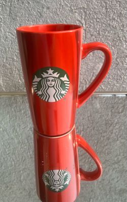 Starbucks Red Ceramic Coffee Mug