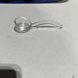 Vintage Clear Depression Glass Mayonnaise Ladle Spoon