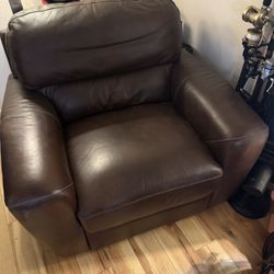 Genuine Leather Chair and Loveseat  425 OBO