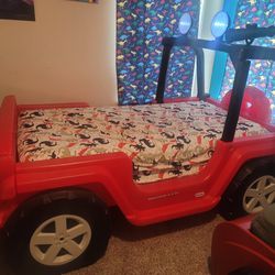 Little Tikes Jeep Wrangler Toddler Bed for Sale in San Antonio, TX - OfferUp