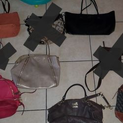 Michael Kors, Coach, Kate Spades All Name Bags ,shoulders Bag, Handbags All Authentic!! 6 Of Them