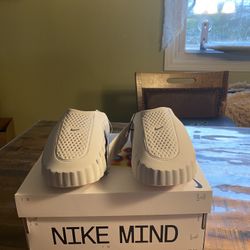 NIKE MIND 001 MULE LIGHT SMOKE GREY WOMANS SIZE 8 MENS SIZE 7