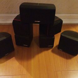 5 USED BOSE SURROUND SOUND SPEAKERS