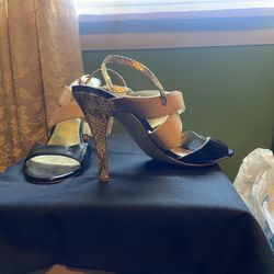 Black /Cream Heels 