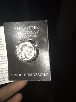 Alexander the Great sliver Tetradrachem