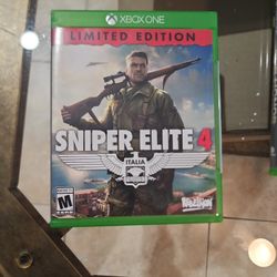 Xbox One Game -Sniper Elite 4 Limited Edition