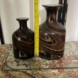 Brown Vase Set