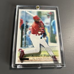 2001 FLEER TRIPLE CROWN ALBERT PUJOLS (PROSPECTS) 1221/2999 ROOKIE (RC)  #309