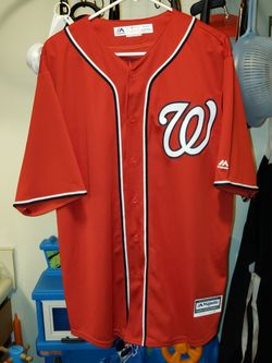 MLB Washington Nationals Harper#34 Stitched Jersey Brand Majestic Size XL X-Large