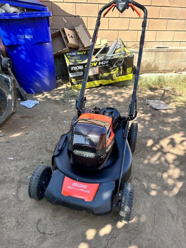 ECHO
56V 21-inch Cordless Battery-Powered Self-Propelled Riding Mower with 5.0 Ah Battery and Charger (Bagless)