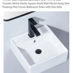 Hand Sink With Faucet