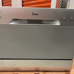 Ensue Portable Countertop Dishwasher – Compact, Silver – Excellent Condition $150