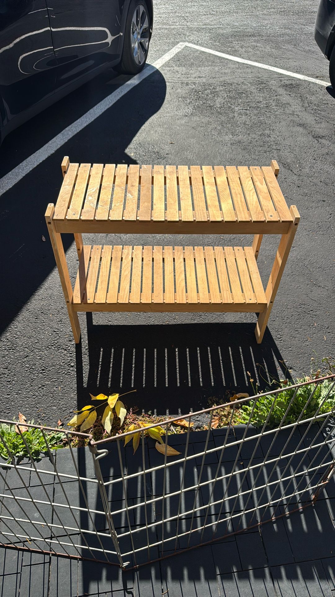 Wooden Shoe Rack