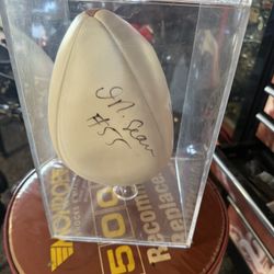 Junior Seau Signed Football 