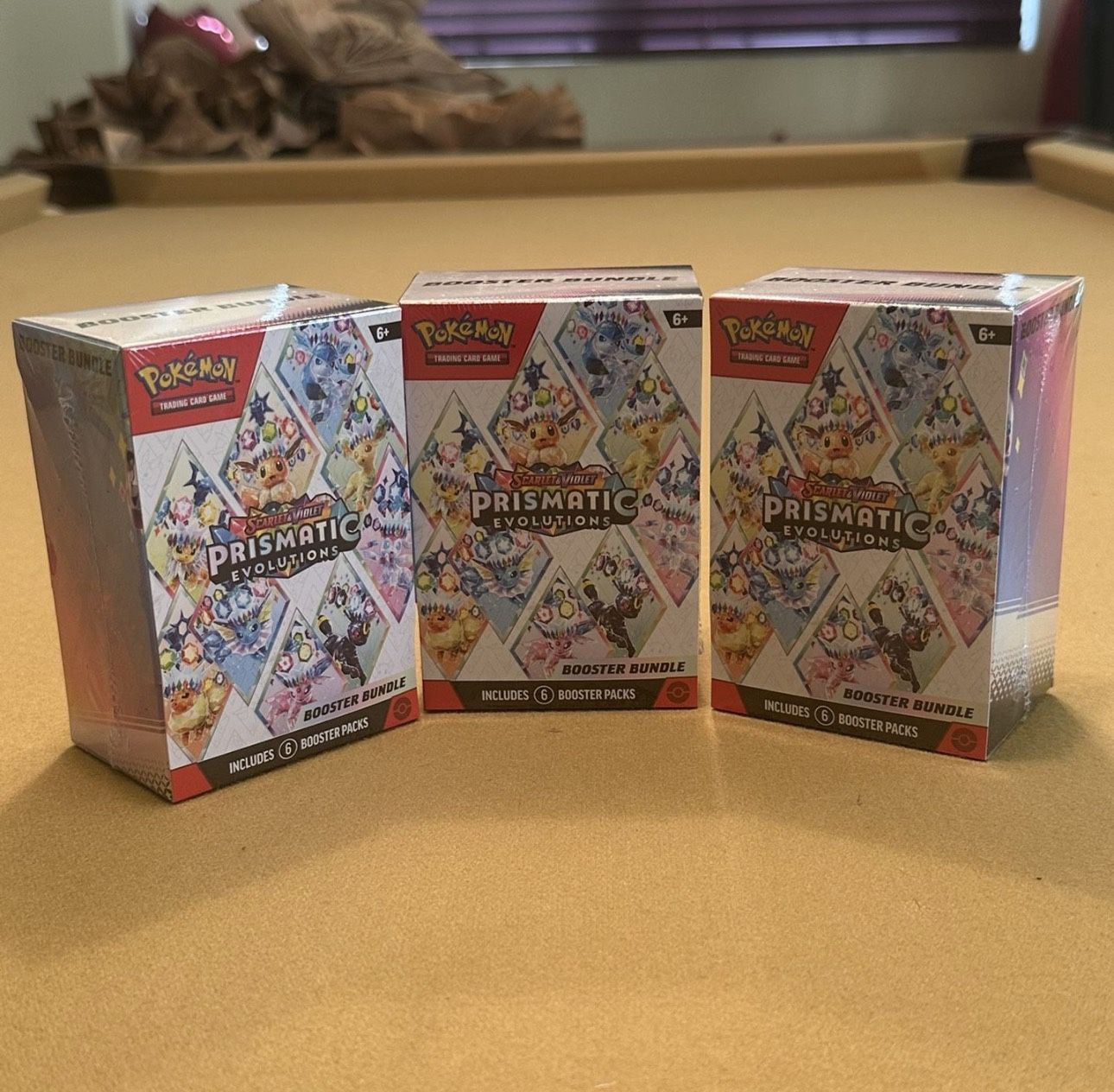 Pokmon Trading Card Game: Scarlet & VioletPrismatic Evolutions Booster Bundle Lot Of x3 (New) Pokmon Trading Card Game: Scarlet & VioletPrismatic Evolutions Booster Bundle Lot Of x3 (New)