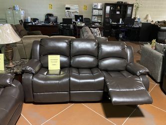 High Quality Learher Sofa and Loveseat with Recliners