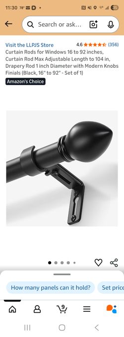 LLPJS Curtain Rod