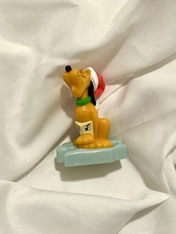 Disney’s Mickey’s Once Upon A Christmas Pluto Vintage 2000s Collectible Toy Figurine