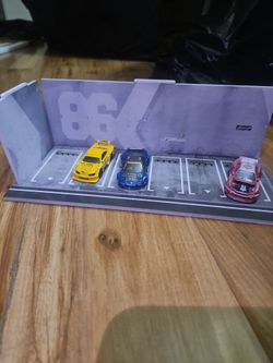 Hotwheel Parking Lot Scene