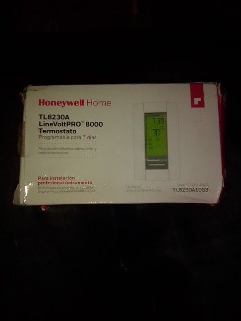 Honeywell Thermostat LneVoltPRO 8000
