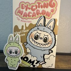 GREEN GRAPE Exciting Macaron Pop Mart Labubu The Monsters