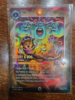 Disney Lorcana Enchanted Sulley and Boo card