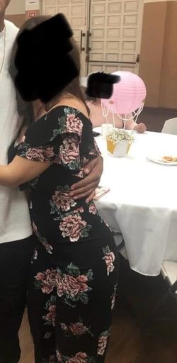 Black One Piece Floral Jumpsuit