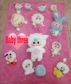 Baby three lot for sale great clean condition includes a big 15 inch 400 percent baby three $25 takes everything  together 🩷🌸🩷