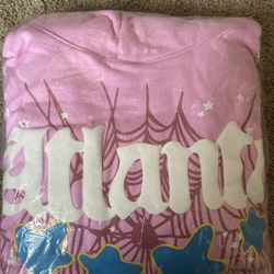 Sp5der Worldwide Atlanta Pink Punk Hoodie (WITH RECEIPT)