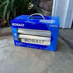 BRAND NEW MINI KOBALT TOOL BOX (WHITE)