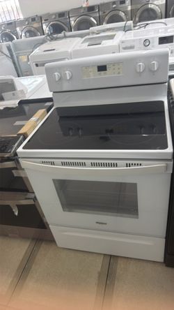 Whirlpool glass top electric stove
