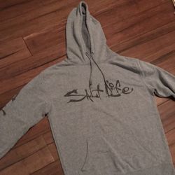 Salt Life Hoodie Small Grey