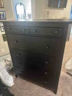 Tall Black IKEA - HEMNES Dresser