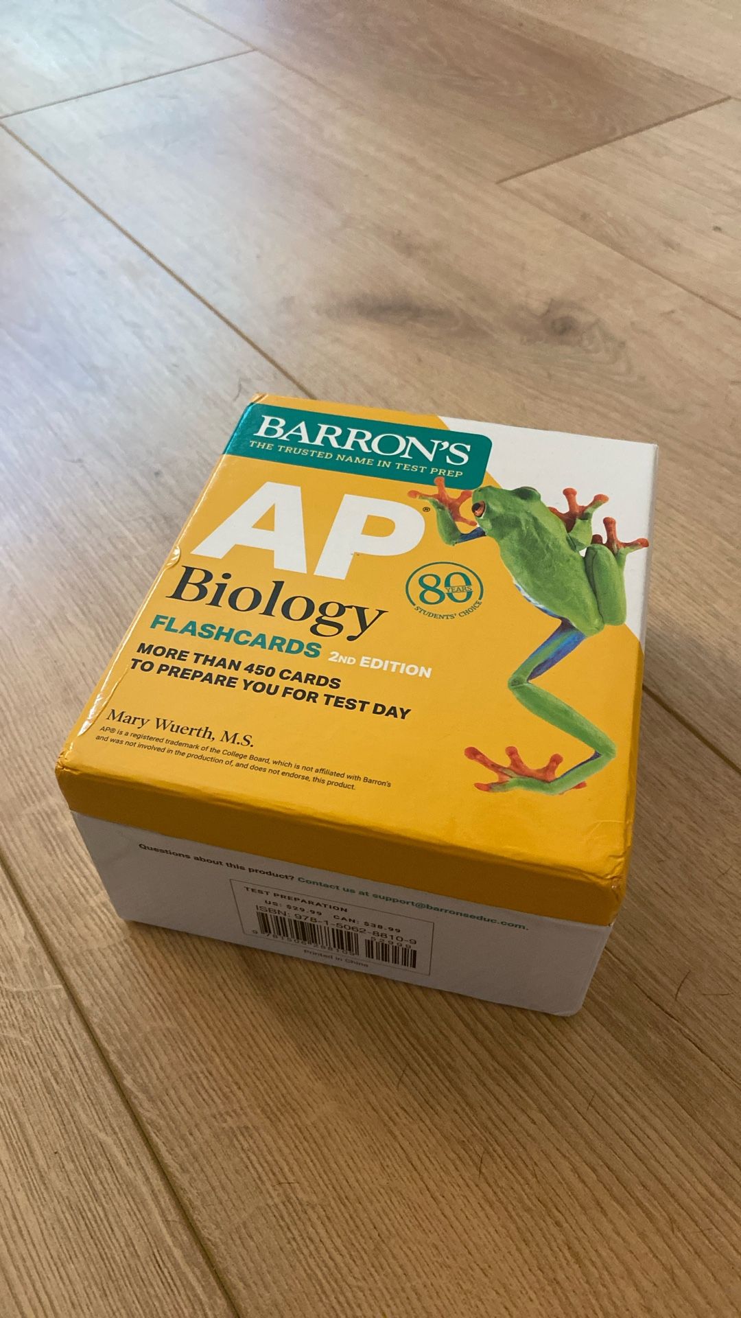 Barron’s AP Biology Flashcards 2nd Addition
