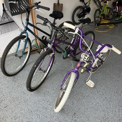 3 Bikes! 
