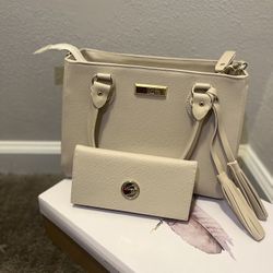 Beige Purse & Wallet 