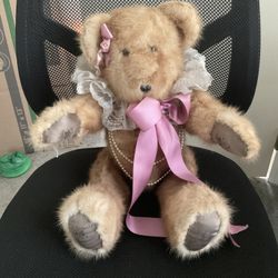 Hand Made Mink Bear $100