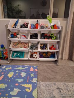 Toys storage Organizer with 16 bins