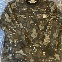 BAPE Relaxes Space Camo Lt ‘black’