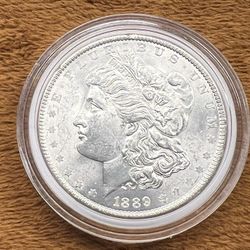 1889 Silver Morgan Dollar MS 63