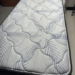Twin Size Bed Frame w/ Mattress 
