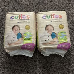 Cuties Diapers Size 6