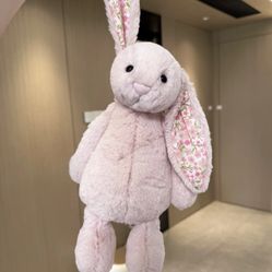 Jellycat Medium Blossom Blush Bunny Cherry NWT