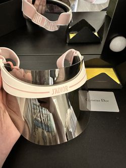 Pink Dior Visor
