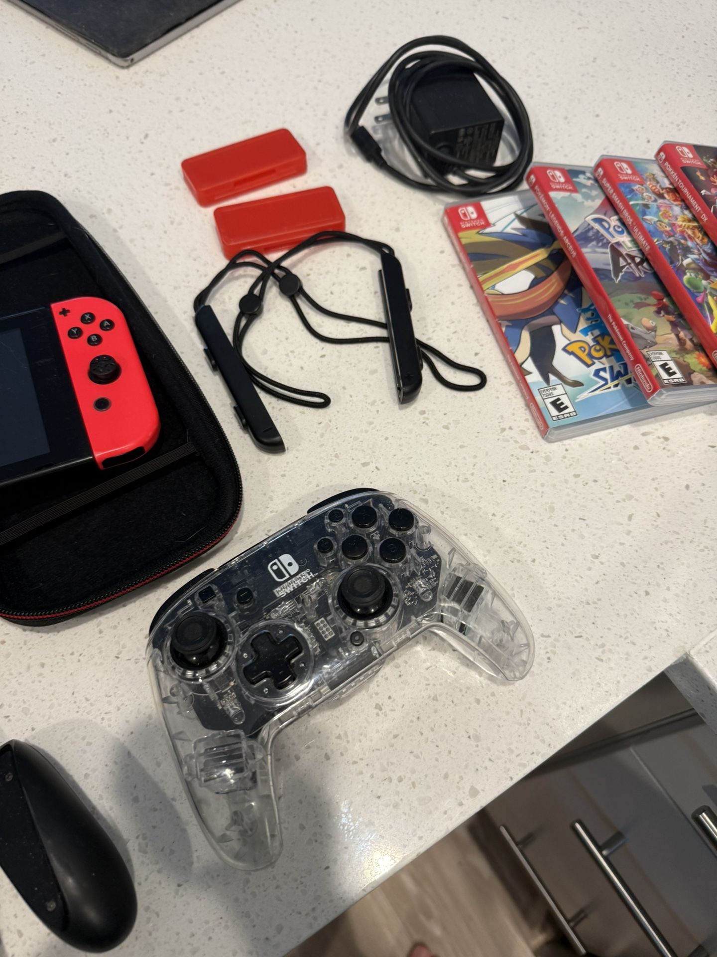 Nintendo Switch Bundle Including 5 Games 