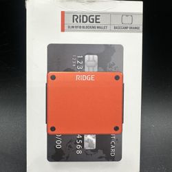 Wallet  Ridge Ultra Minimalist Orange