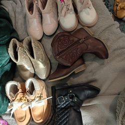 Girls Boots Size 7 Walker/Toddler $5 Each See Descriptions
