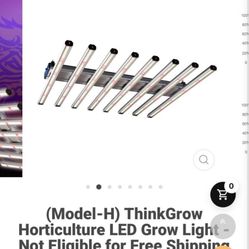3 sets of (Model-H) ThinkGrow Horticulture LED Grow Lights